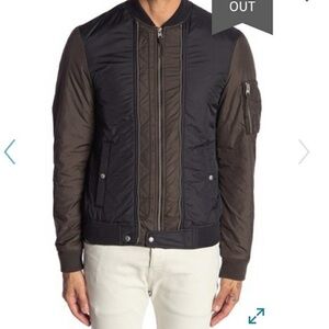 AllSaints Braddock Bomber Jacket, size small, men's